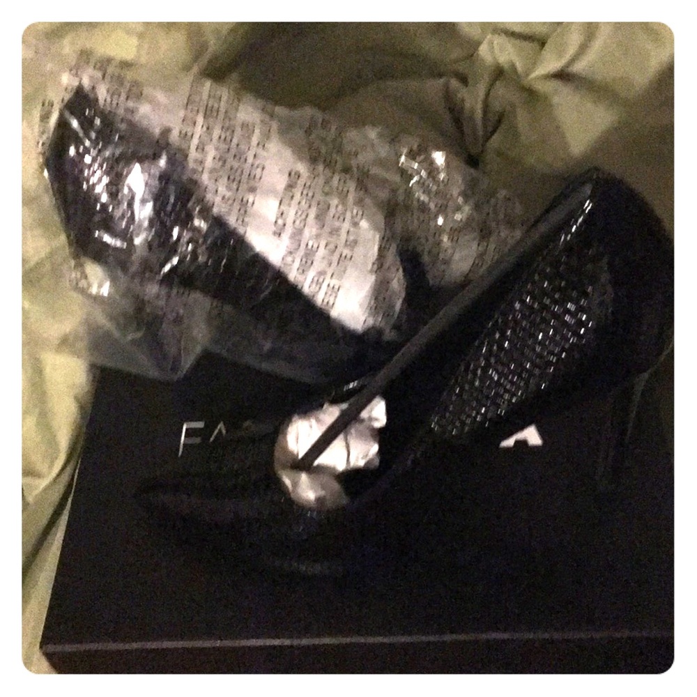 Black heels